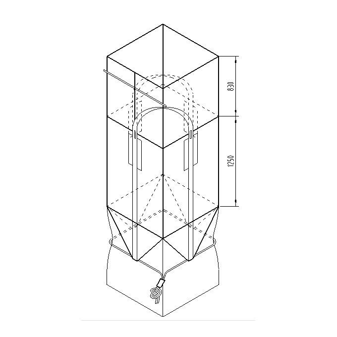 Flexible intermediate bulk container  number007